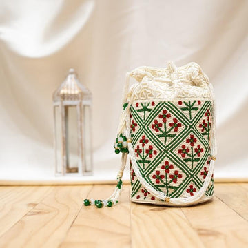 Moti Beaded Batwa / Potali Flower