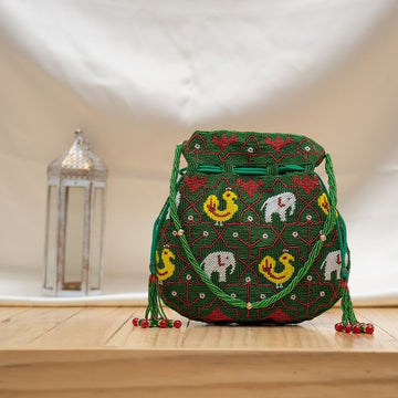Moti Patola Beaded Batva Narikunj
