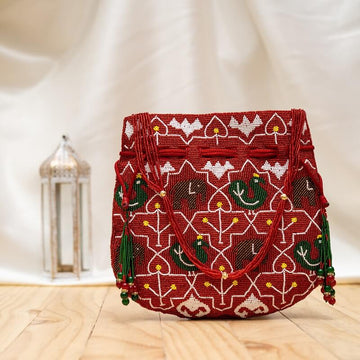 Moti Patola Beaded Batva Narikunj