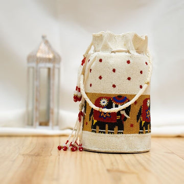 Patola Beaded Batwa Potali Elephant Memorable 161