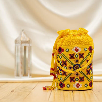 Moti Beaded Batwa Patola Potali Nau Ratan