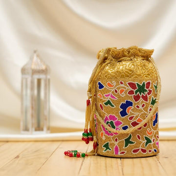 Moti Beaded Batwa Patola Potali Jaal