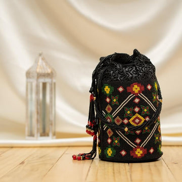Moti Beaded Batwa Patola Potali Nau Ratan