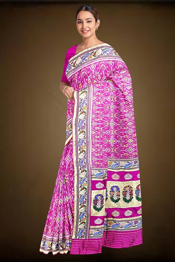 Patola By Navdip Tundiya Paithani Single Ikkat Nau Ratan Saree Memorable 24
