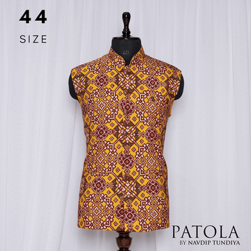 Nehru Jacket Double Ikat Patola