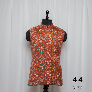 Nehru Jacket Double Ikat Patola Memorable 253