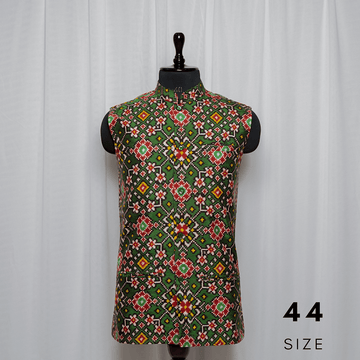 Nehru Jacket Double Ikat Patola Memorable 254