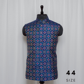 Nehru Jacket Single Ikat Patola Memorable 247
