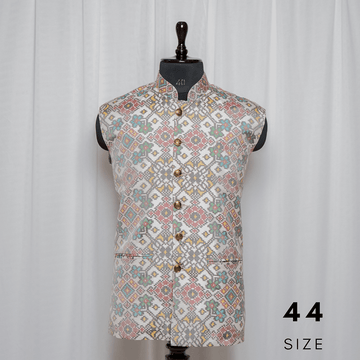Nehru Jacket Single Ikat Patola Memorable 248
