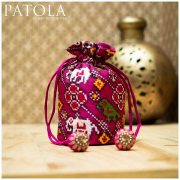 Double Ikkat Patola Batwa Elephant Parrot Laheriya Memorable 8