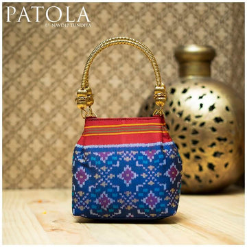 Single Ikkat Chanda Handbag