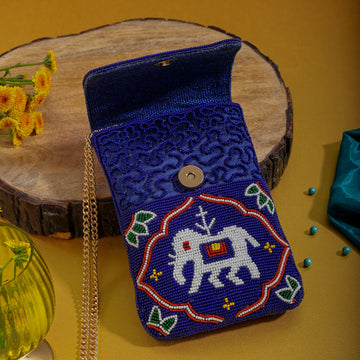 Mobile Cover Pearl Beaded Patola