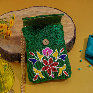 Mobile Cover Pearl Beaded Patola
