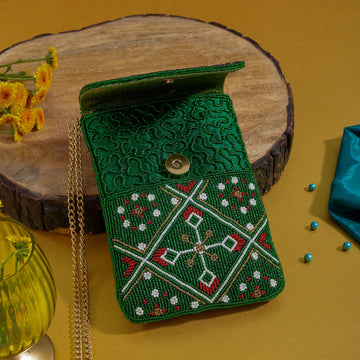 Mobile Cover Pearl Beaded Patola