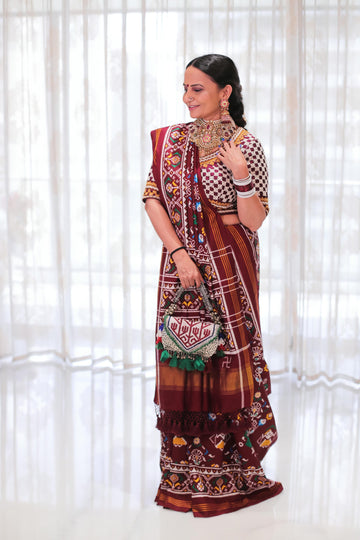 Double Ikat Patola Saree