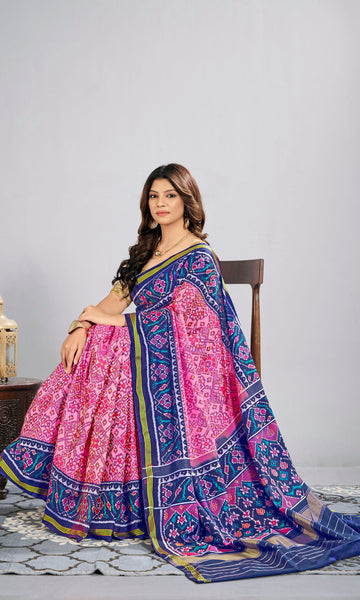 Single Ikat Patola Saree