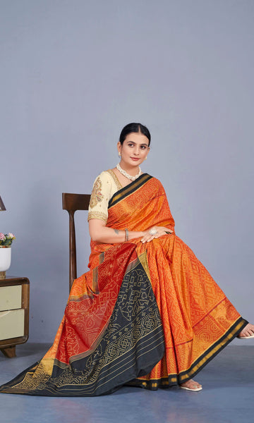 Rajkoti Patola Saree