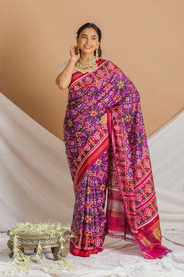 Double Ikat Patola Saree