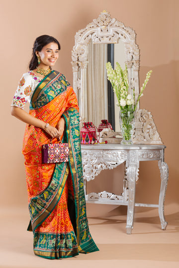 Rajkoti Patola Saree