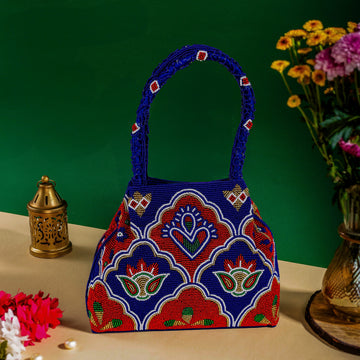 Moti Patola Beaded Batva Handbag