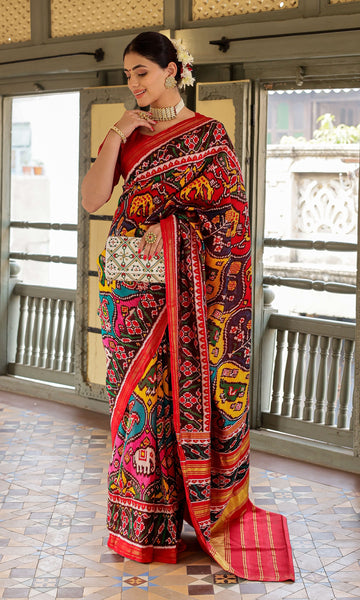 Twill Weave Patola Saree