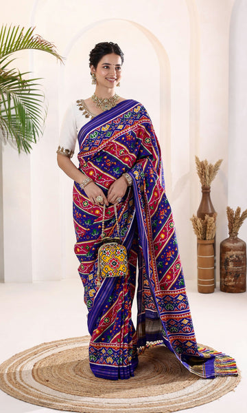 Double Ikat Patola Saree