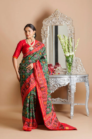 Single Ikat Patola Saree