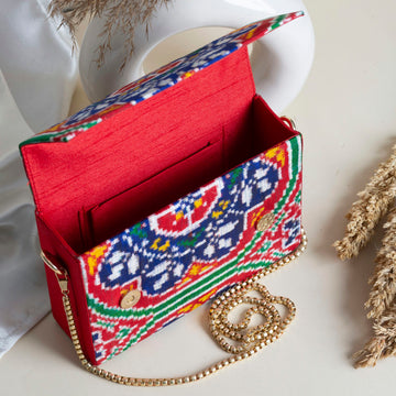 Double Ikat Patola Clutch