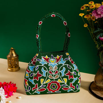 Moti Patola Beaded Batva Handbag