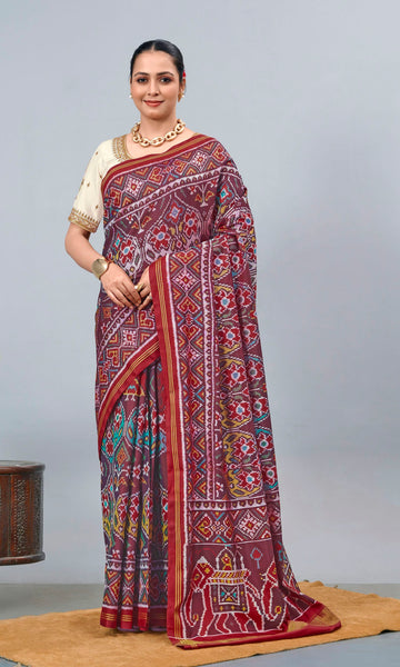 Single Ikat Patola Saree