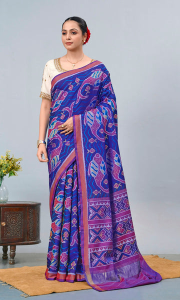 Single Ikat Patola Saree