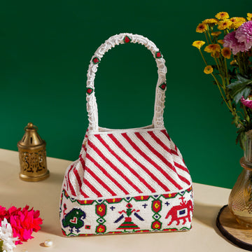 Moti Patola Beaded Batva Handbag