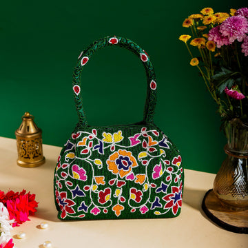 Moti Patola Beaded Batva Handbag
