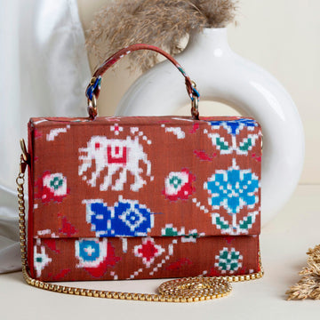 Double Ikat Patola Clutch