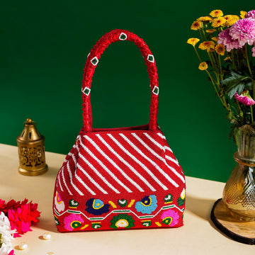 Moti Patola Beaded Batva Handbag