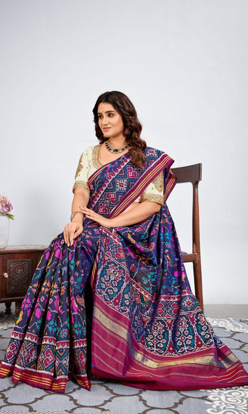 Single Ikat Patola Saree