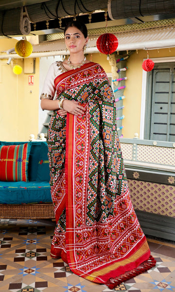 Double Ikat Patola Saree