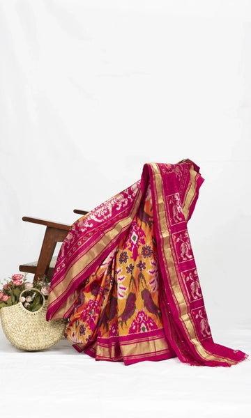 Pochampally Ikat Patola Saree
