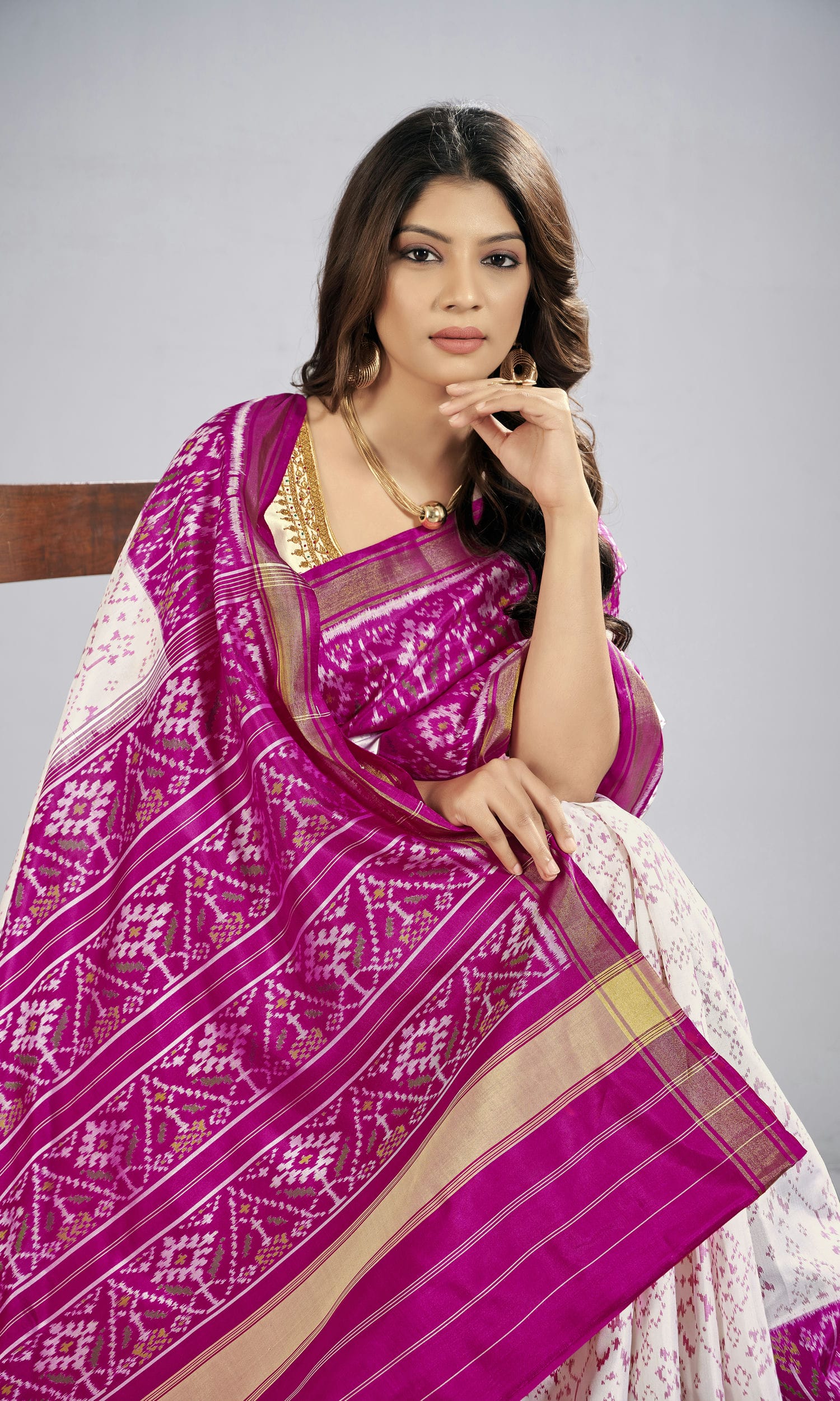 Rajkoti Patola Saree