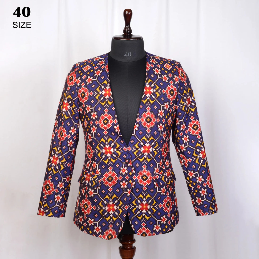 Women Blazer Double Ikat Patola