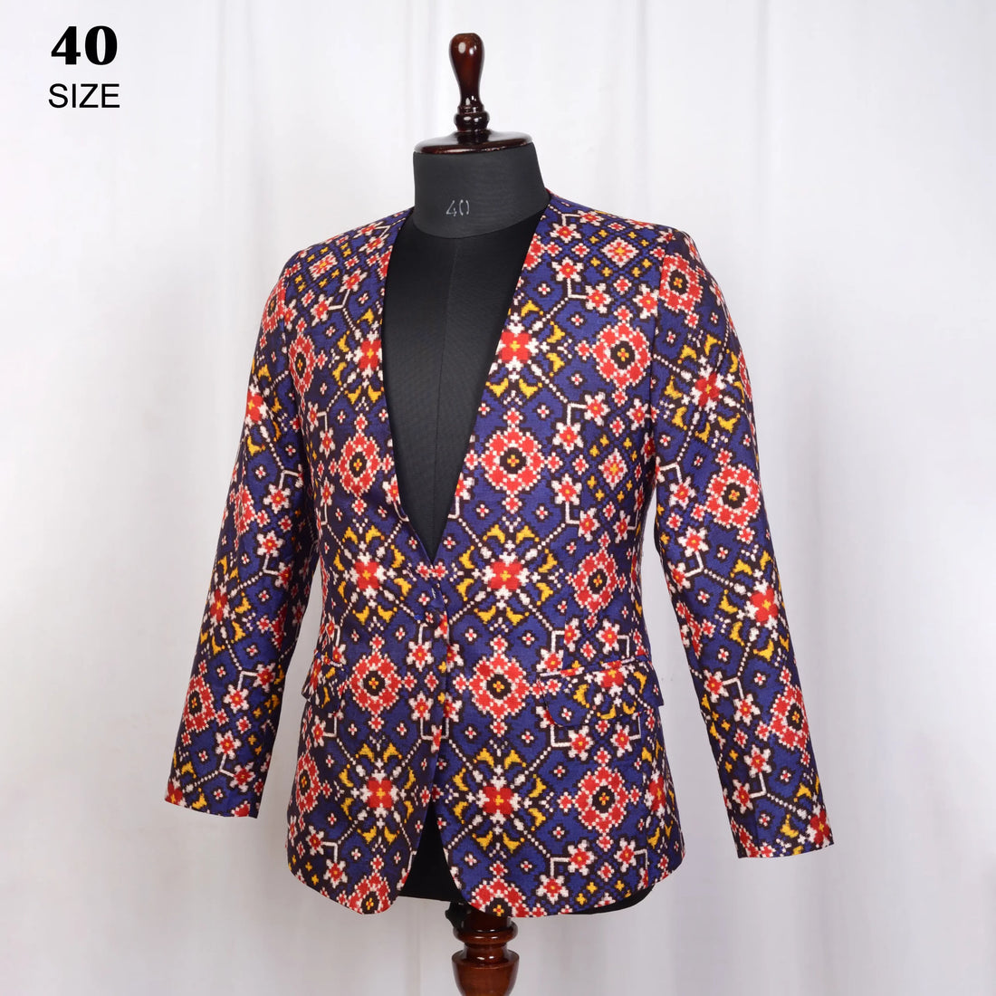 Women Blazer Double Ikat Patola