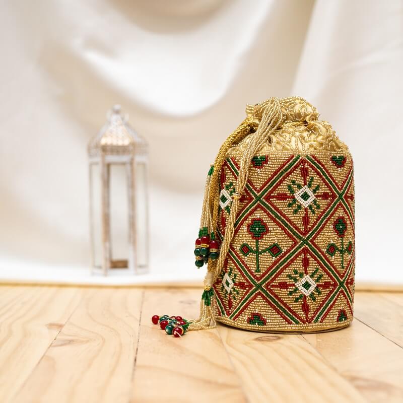 Moti Patola Beaded Batva Potali Chanda Tree Memorable 915