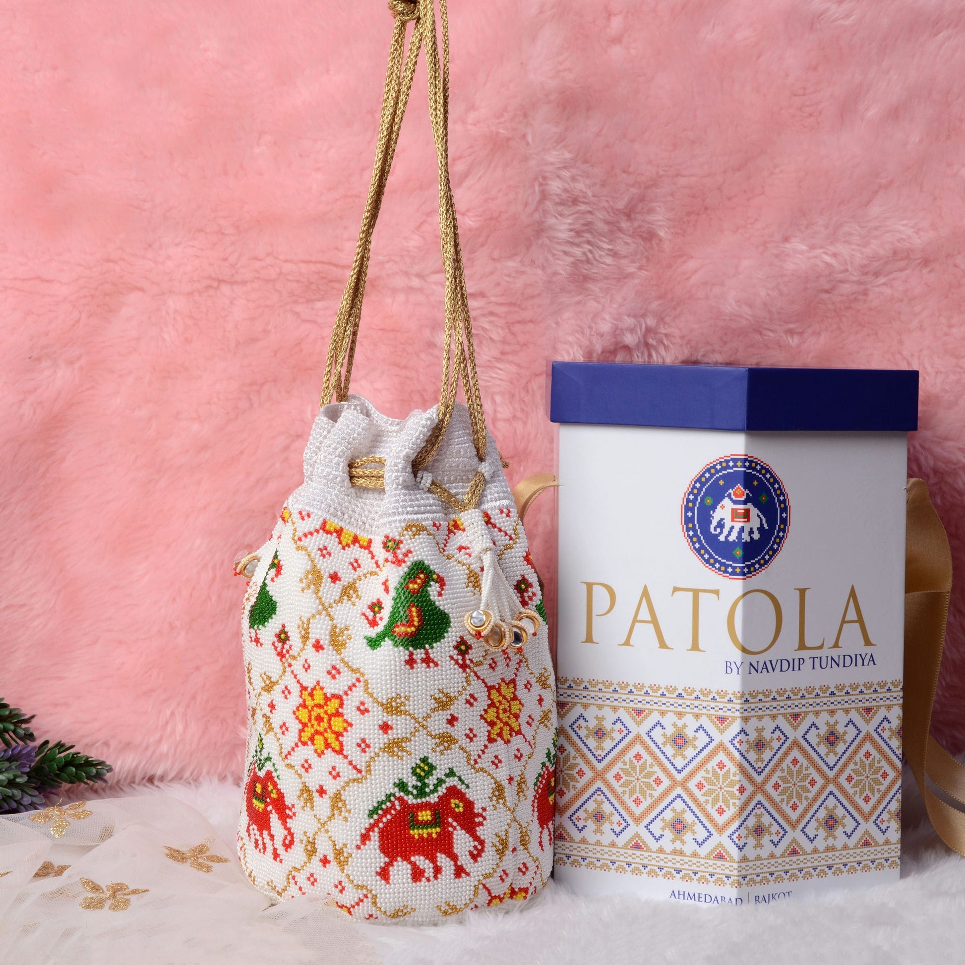 Moti Patola Beaded Batva