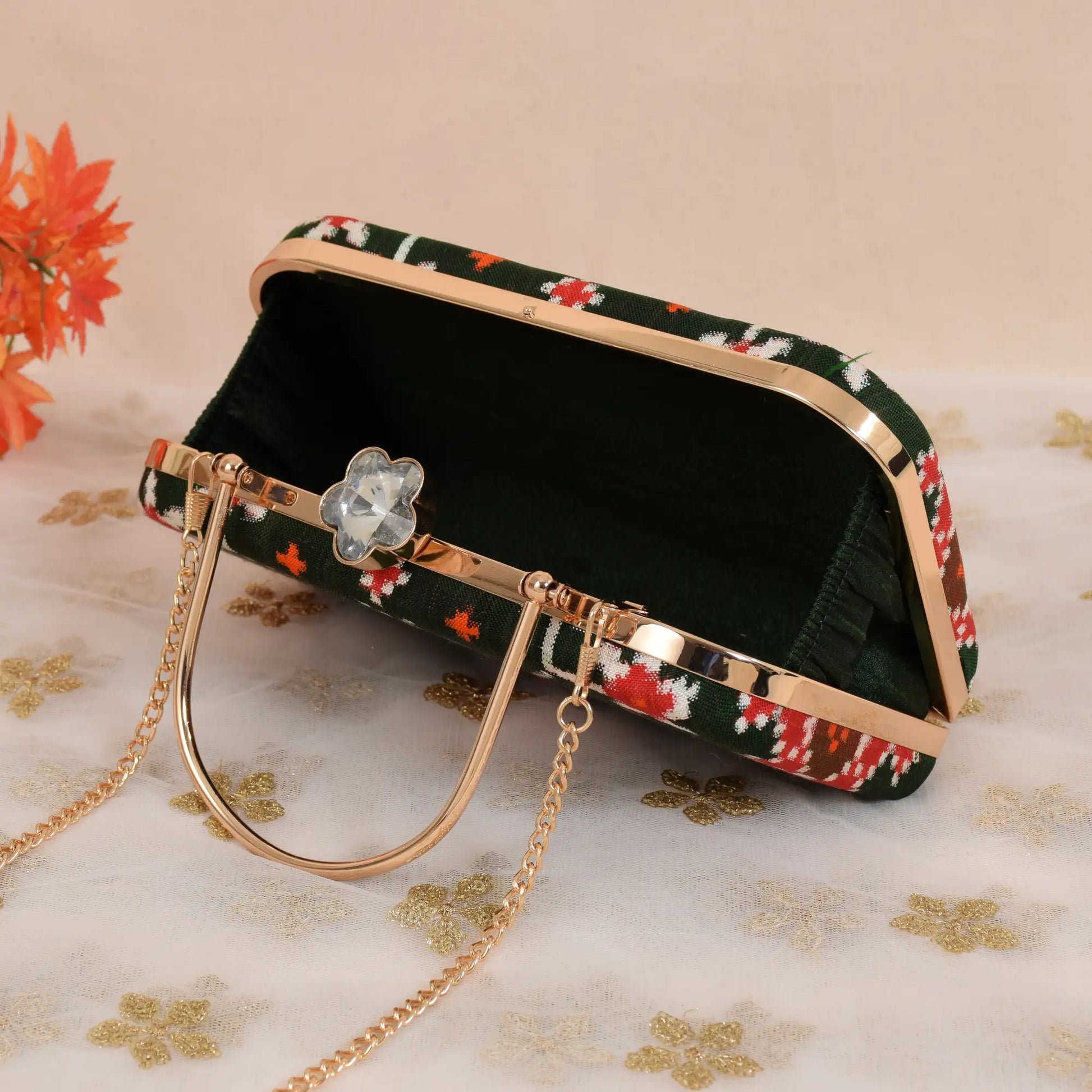 Double Ikat Patola Clutch