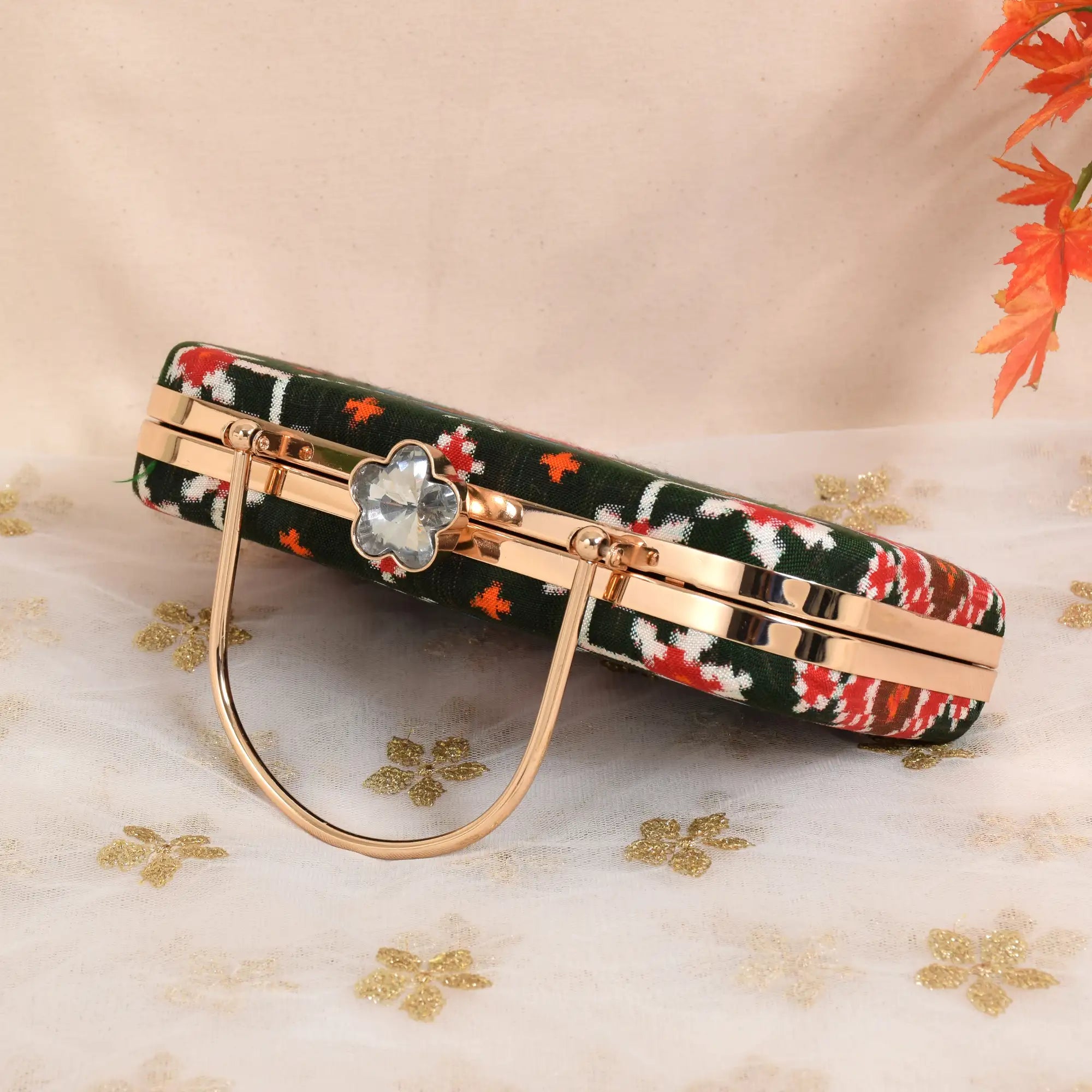 Double Ikat Patola Clutch