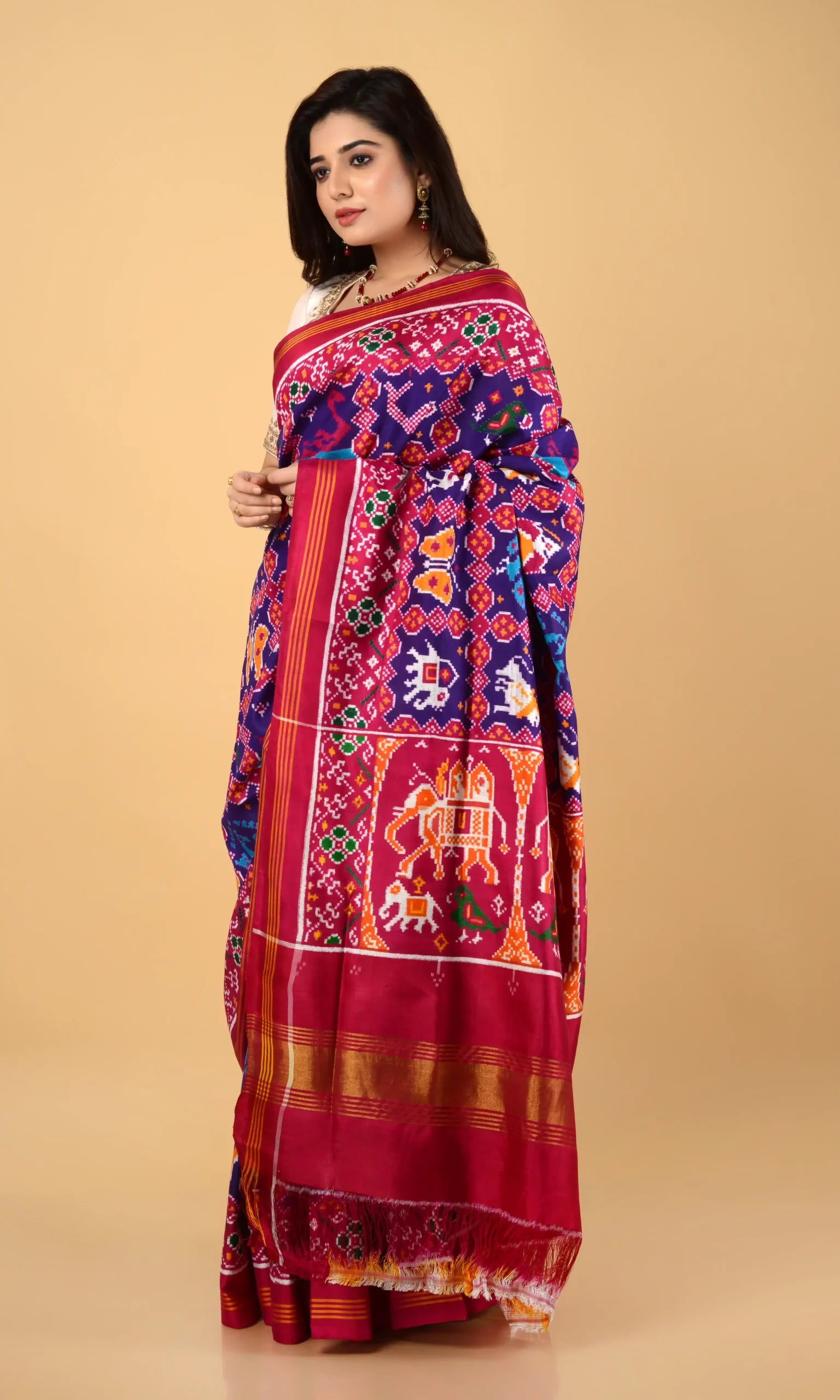 Double Ikat Patola Saree