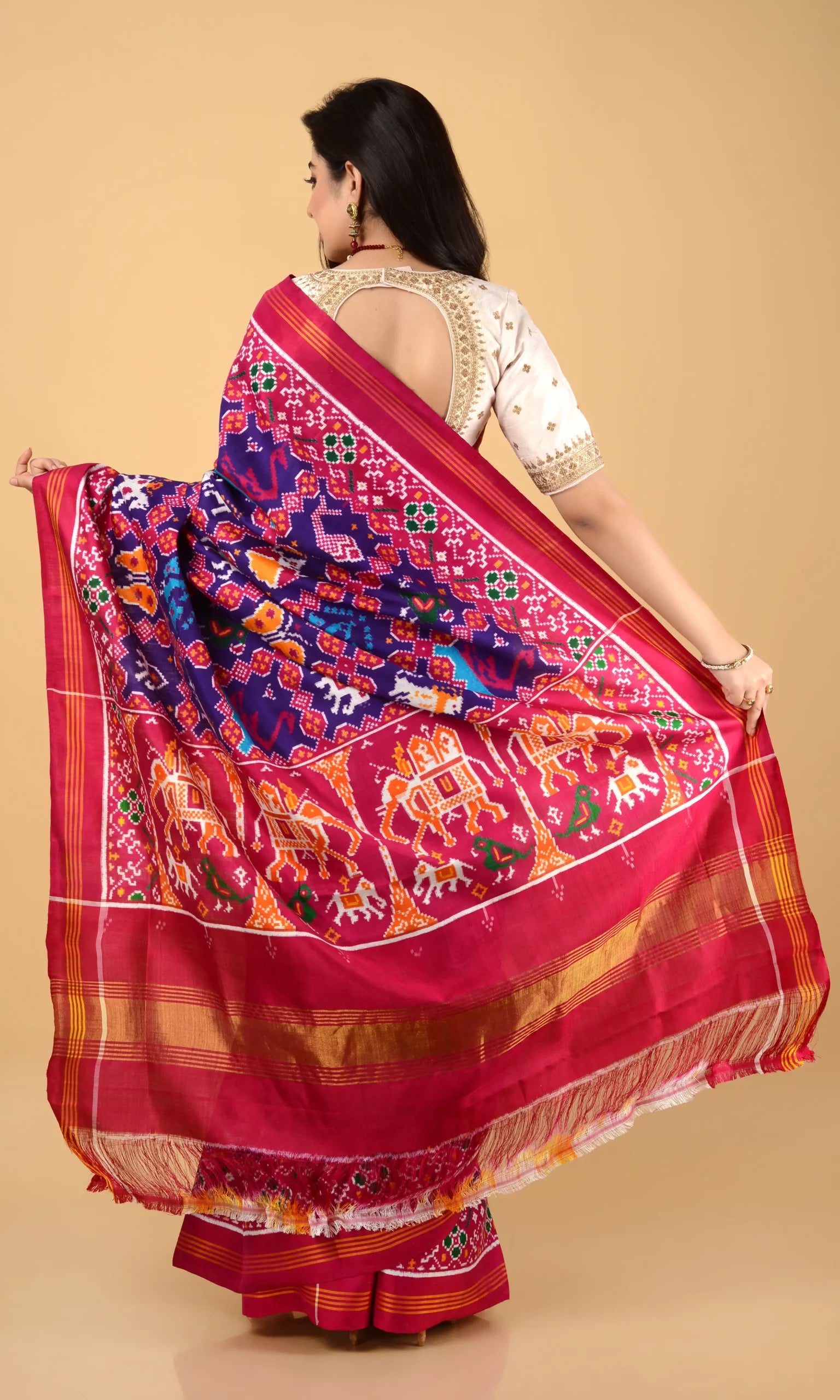 Double Ikat Patola Saree