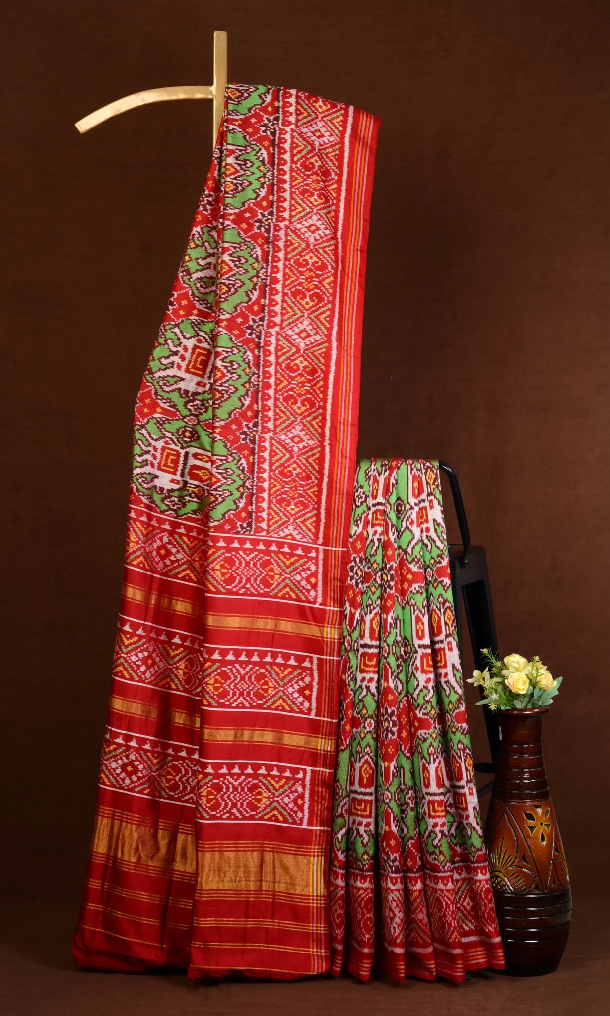 Twill Weave Patola Saree