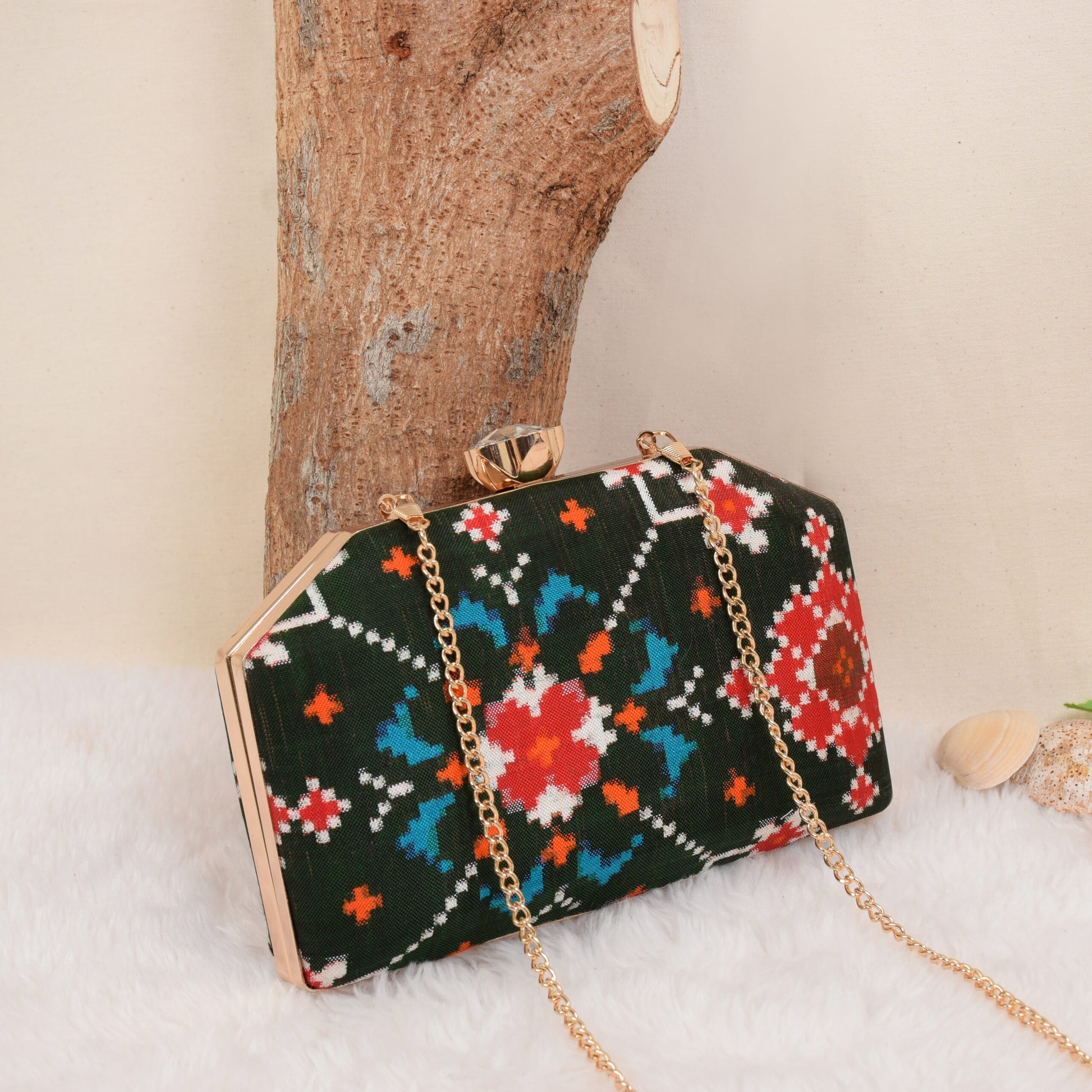 Double Ikat Patola Clutch