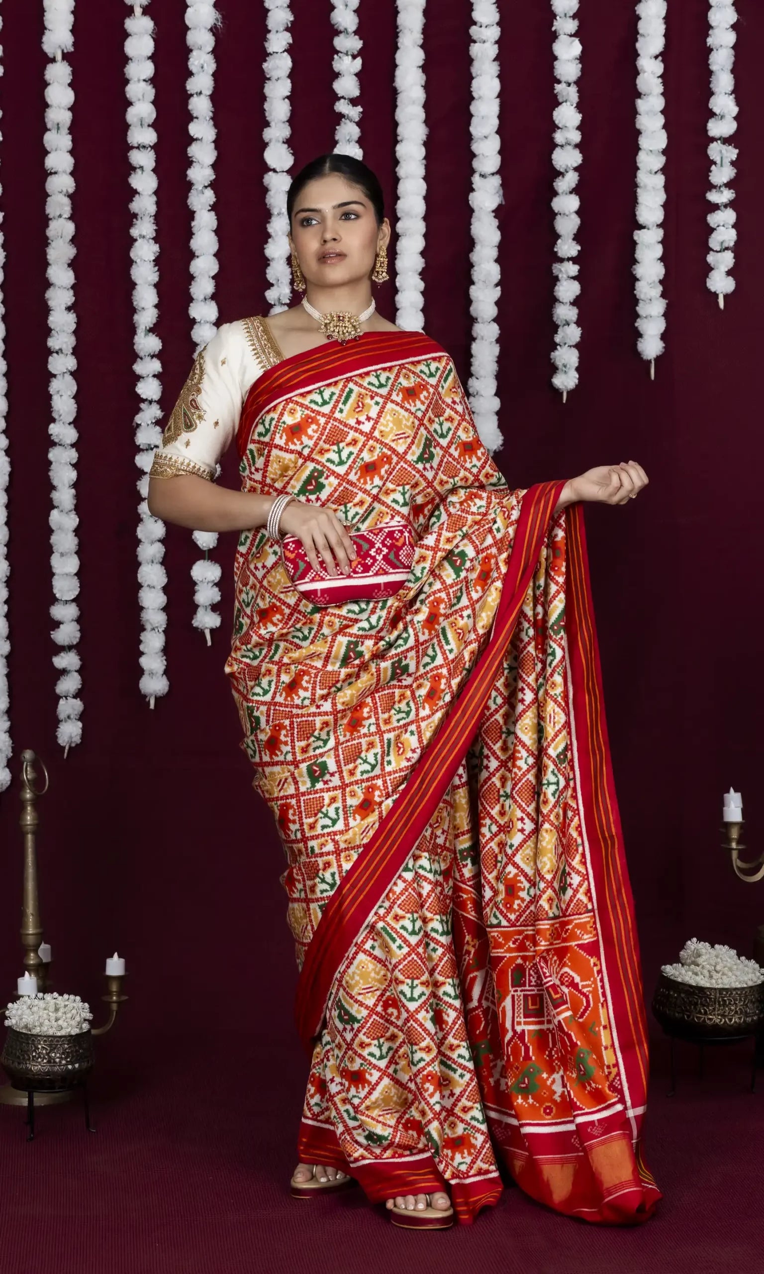 Double Ikat Patola Saree